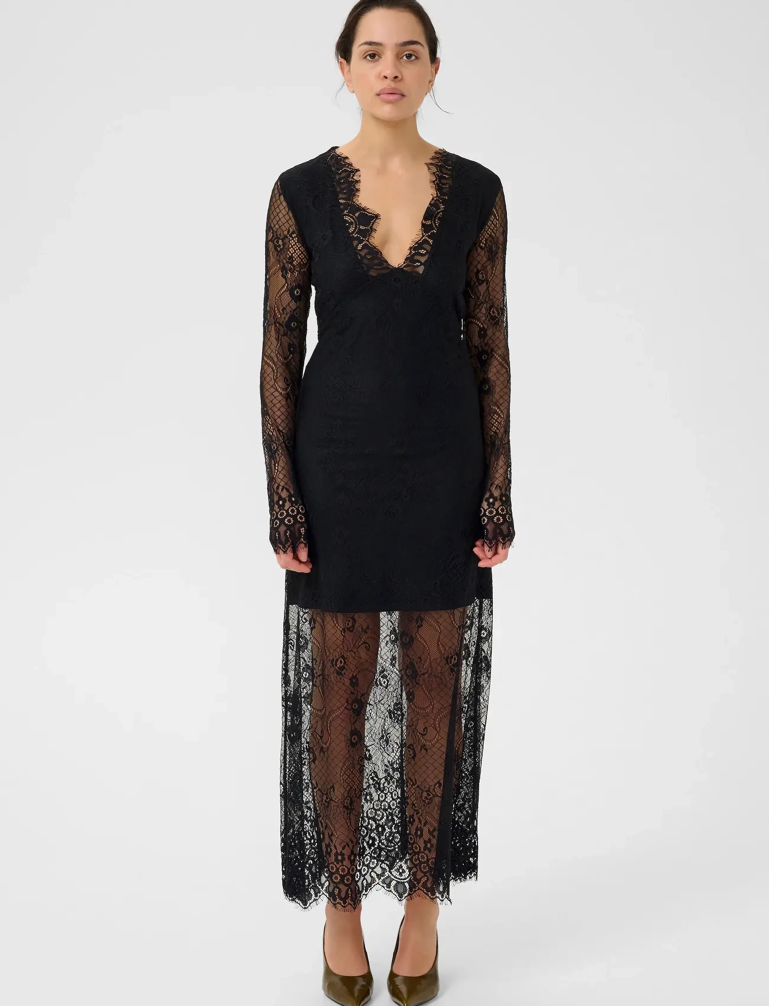 Gestuz - GZliani dress - spitzenkleider - black - 3