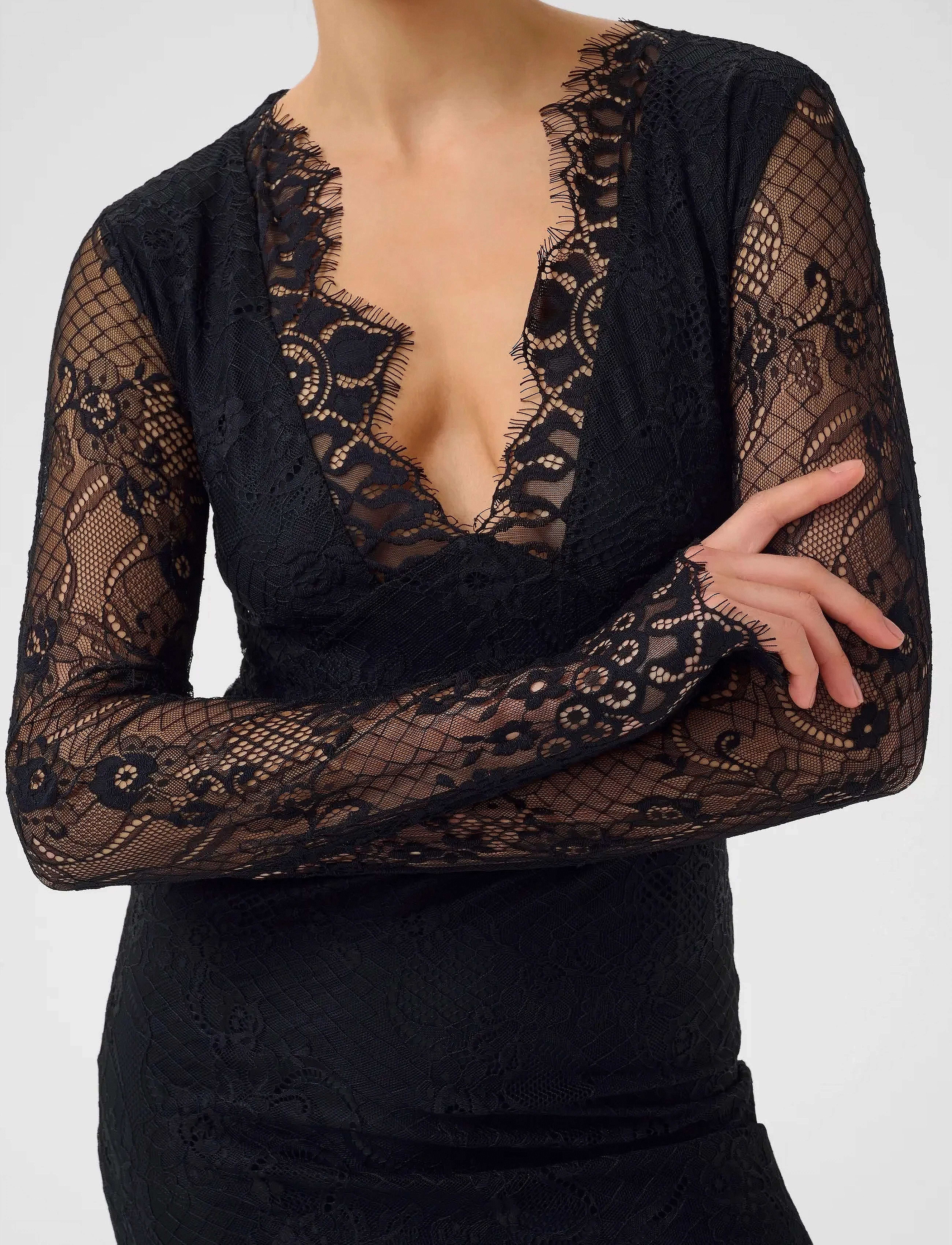 Gestuz - GZliani dress - spitzenkleider - black - 5