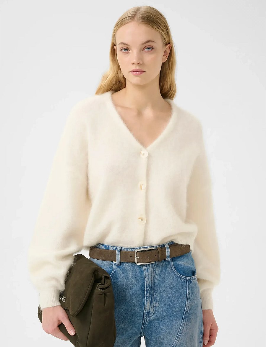 Gestuz - GZdebbie cardigan - cardigans - egret - 0