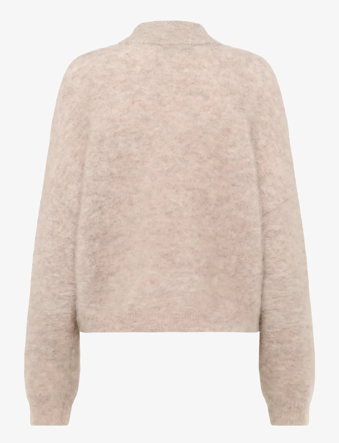 Gestuz - GZdebbie pullover - stickade tröjor - warm sand melange - 2