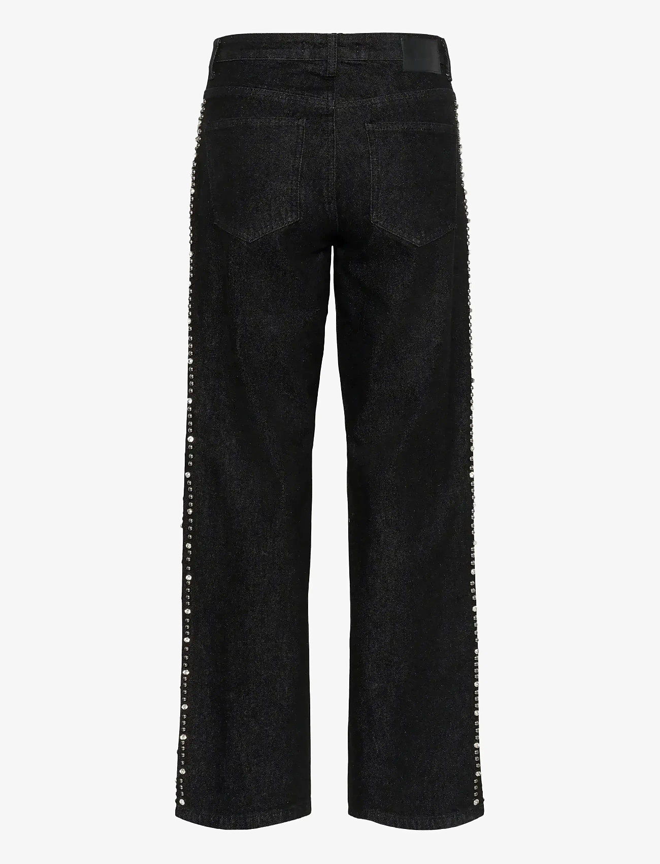 Gestuz - GZleei HW wide jeans - brede jeans - black - 2