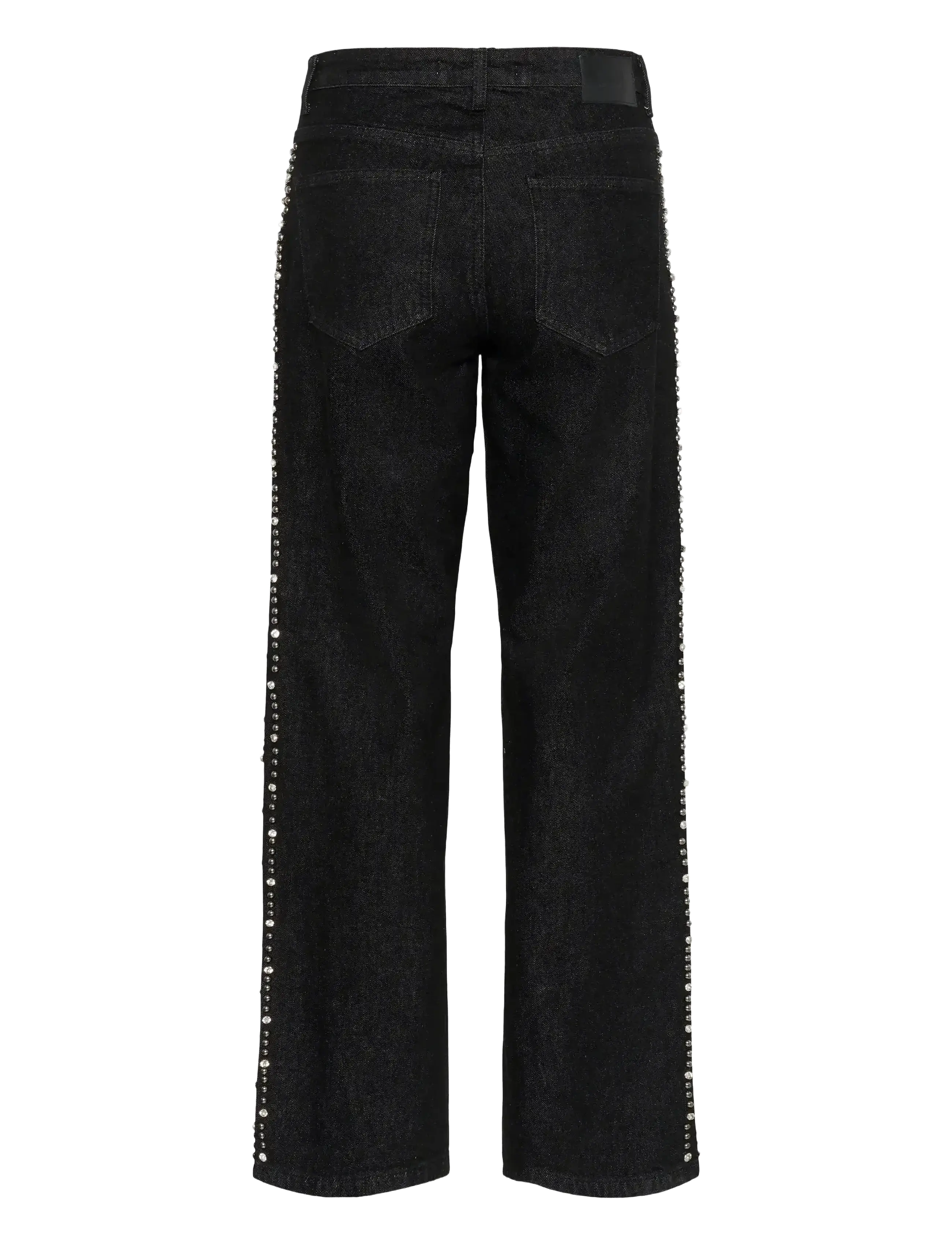 Gestuz - GZleei HW wide jeans - hosen mit weitem bein - black - 2