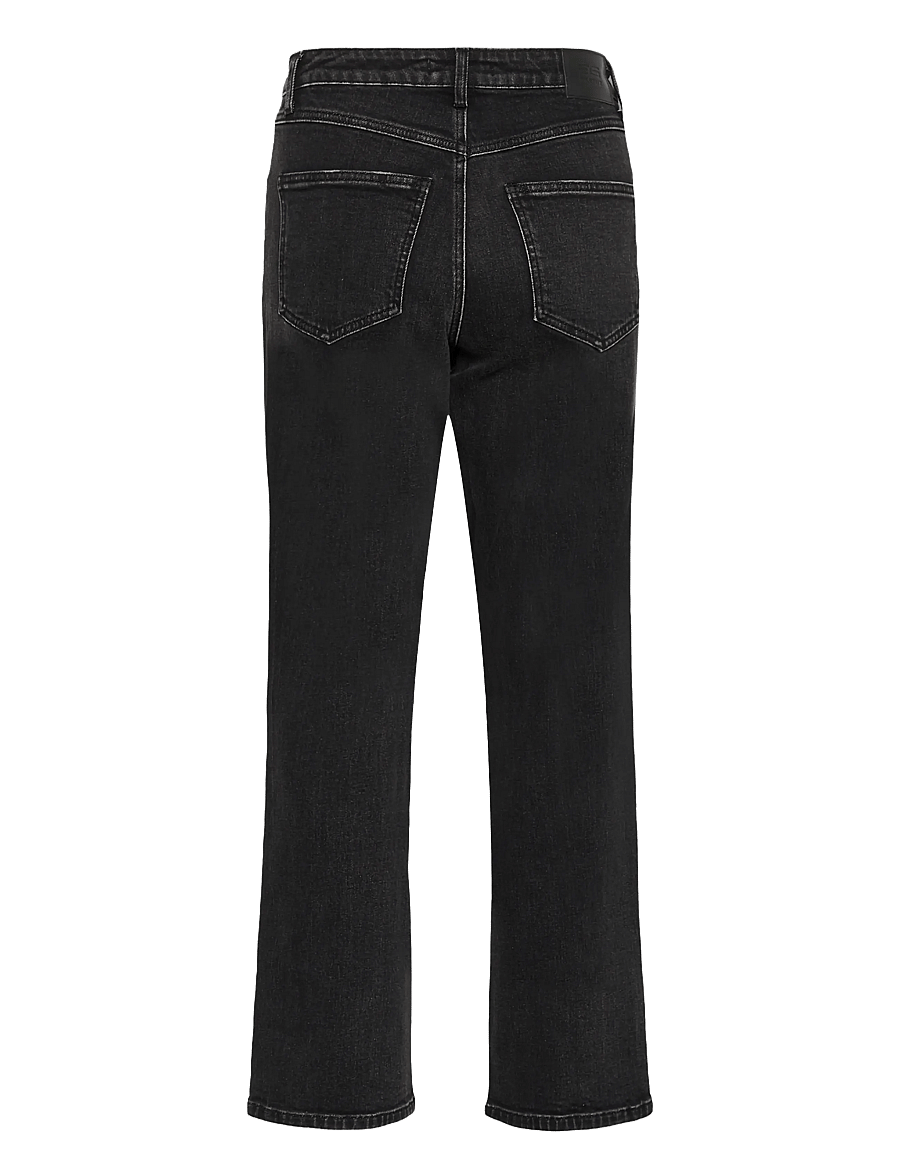 Gestuz - GZjade HW straight jeans NOOS - gerade jeans - washed dark black - 1