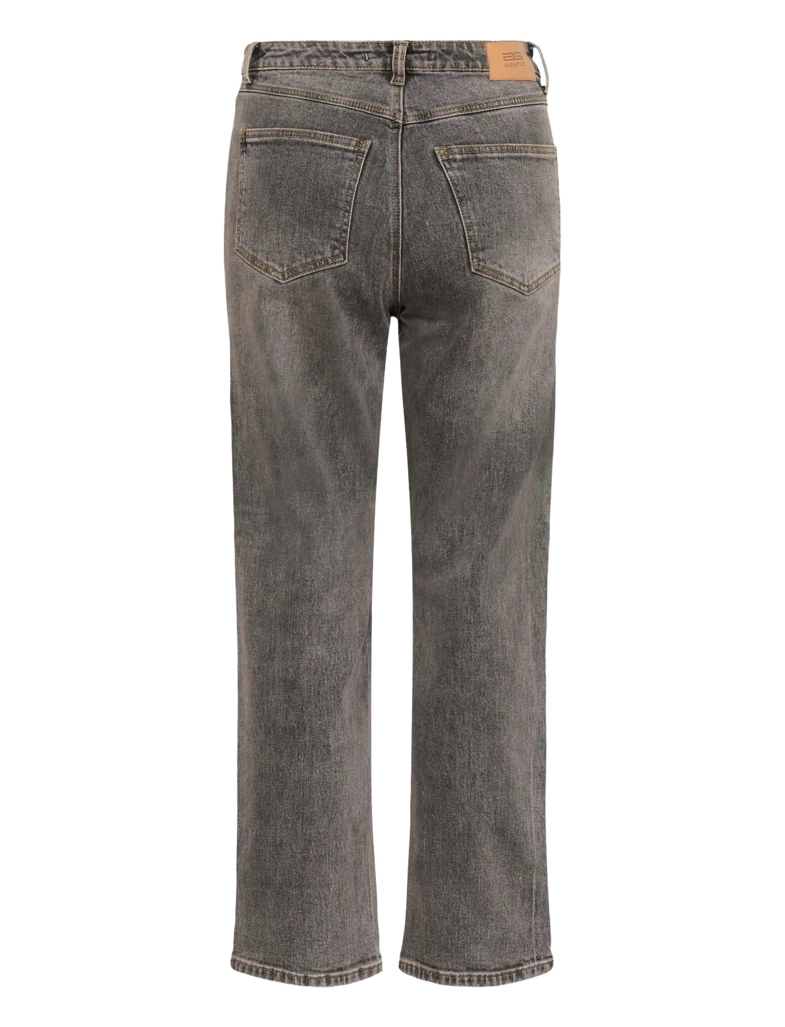 Gestuz - GZjade HW straight jeans NOOS - raka jeans - washed light grey - 1