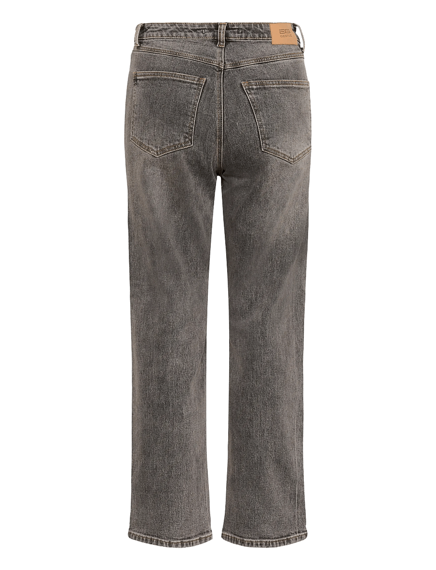 Gestuz - GZjade HW straight jeans NOOS - gerade jeans - washed light grey - 1