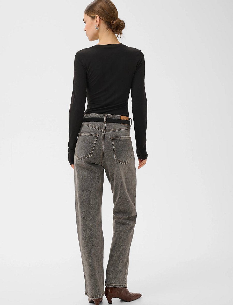 Gestuz - GZjade HW straight jeans NOOS - gerade jeans - washed light grey - 4