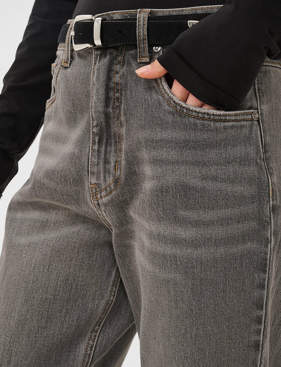 Gestuz - GZjade HW straight jeans NOOS - gerade jeans - washed light grey - 5