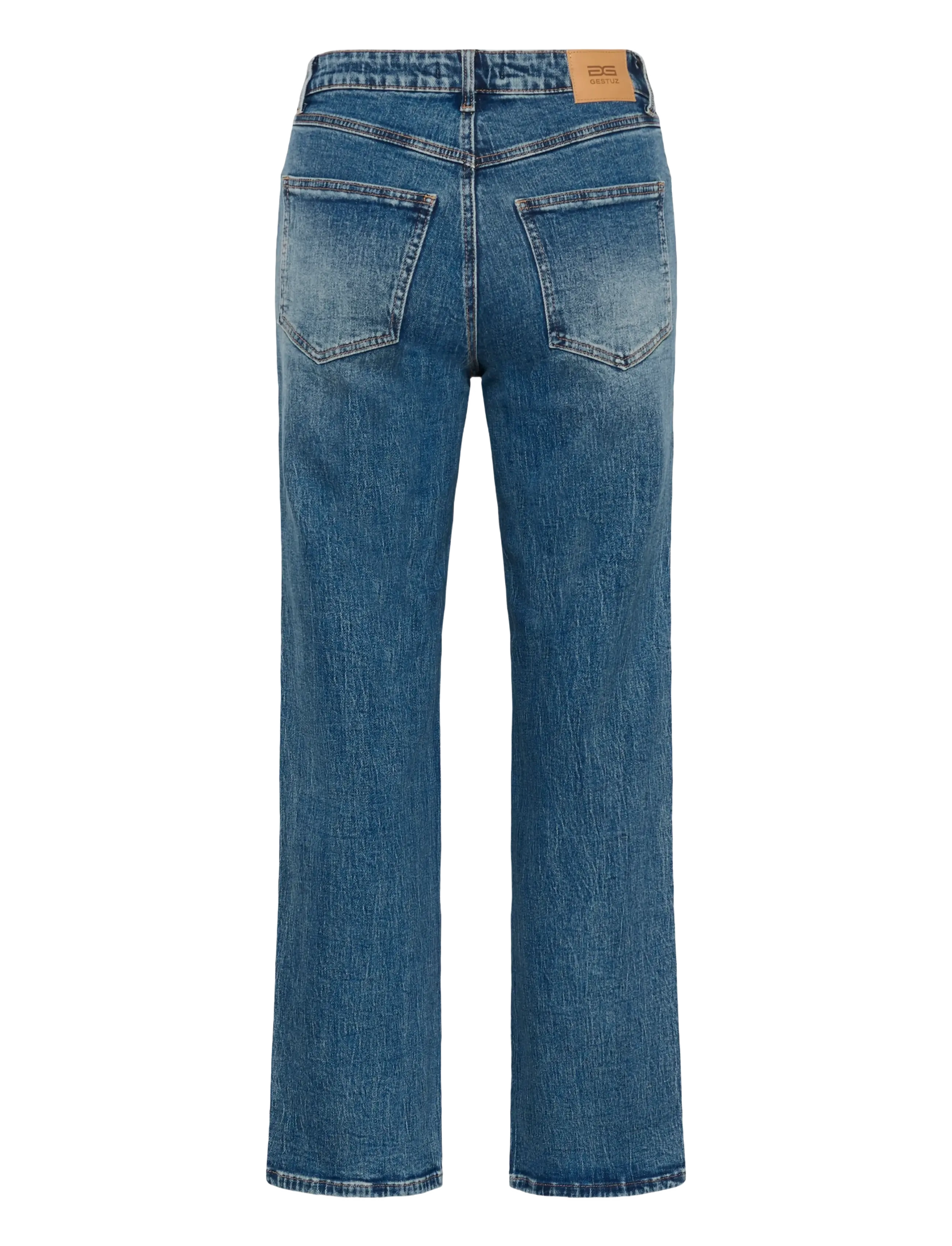 Gestuz - GZjade HW straight jeans NOOS - gerade jeans - washed mid blue - 1