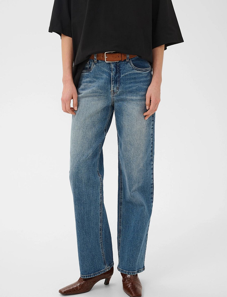 Gestuz - GZjade HW straight jeans NOOS - gerade jeans - washed mid blue - 2