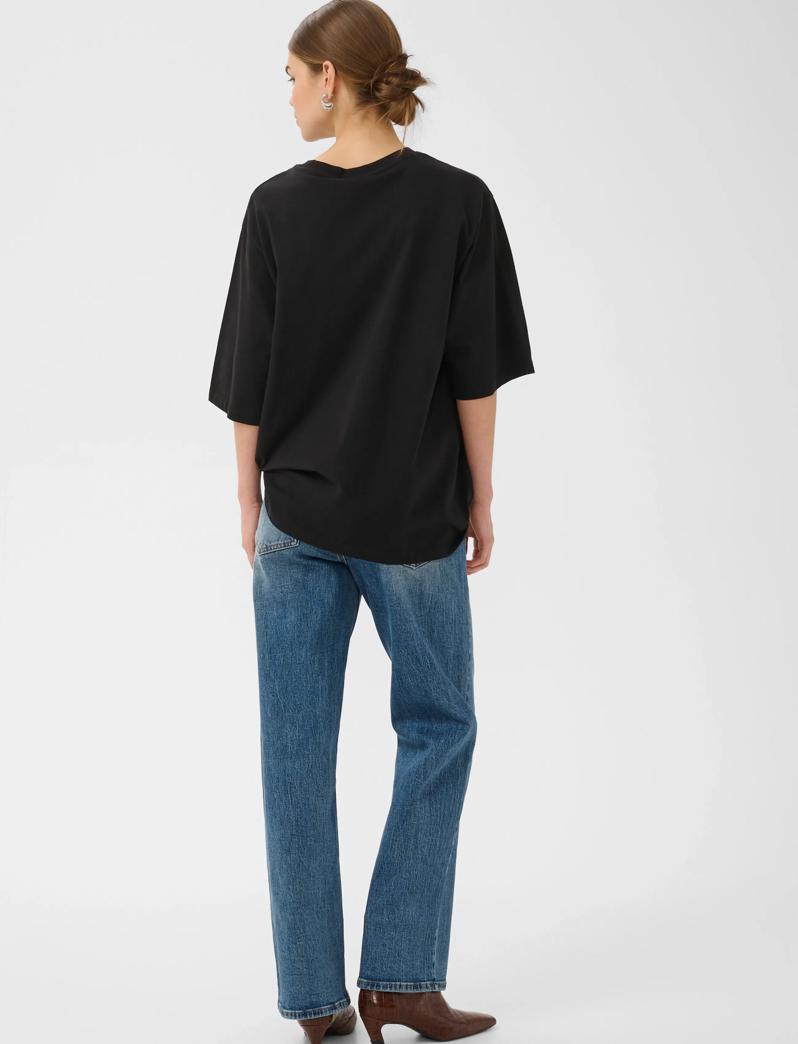 Gestuz - GZjade HW straight jeans NOOS - gerade jeans - washed mid blue - 4