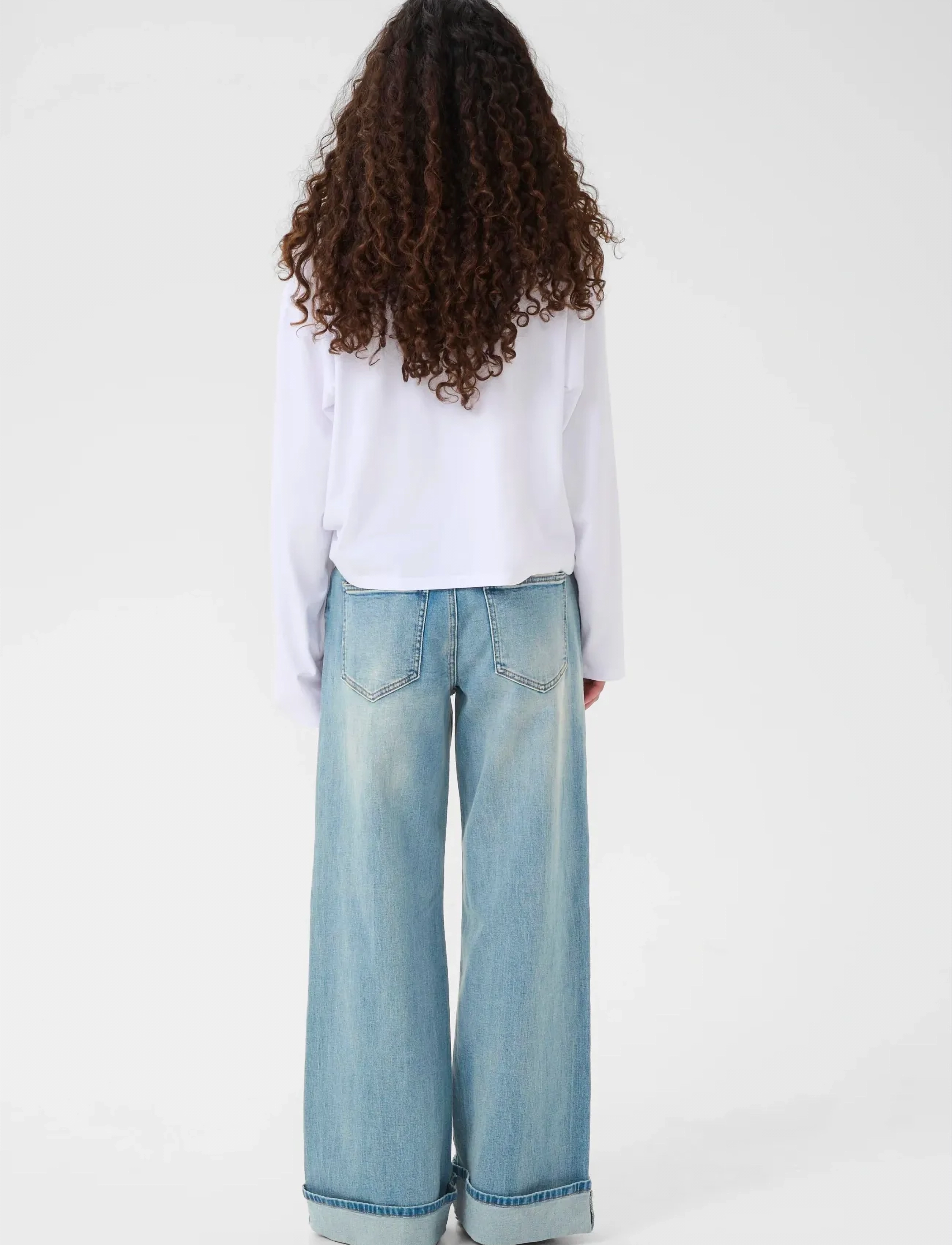Gestuz - GZsara HW wide jeans NOOS - brede jeans - washed blue - 4