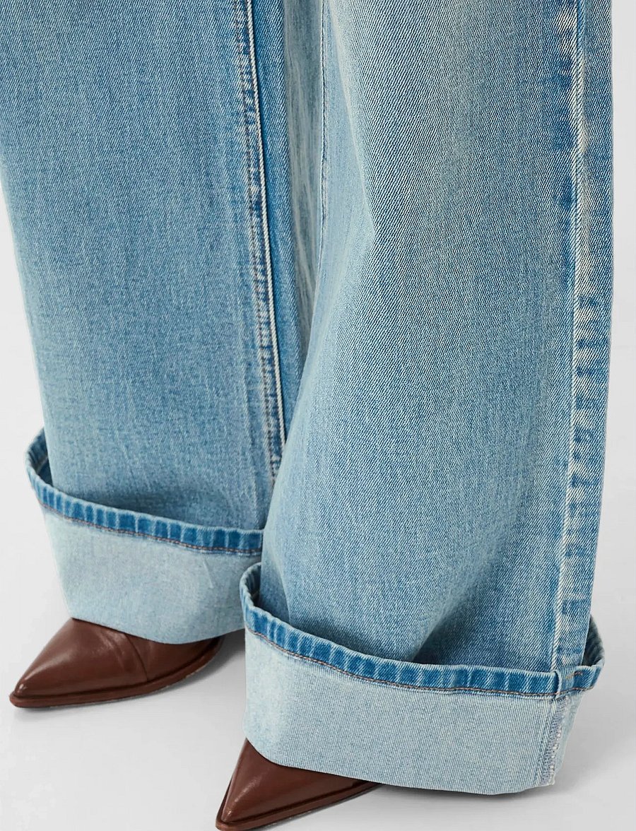 Gestuz - GZsara HW wide jeans NOOS - laia säärega teksad - washed blue - 5