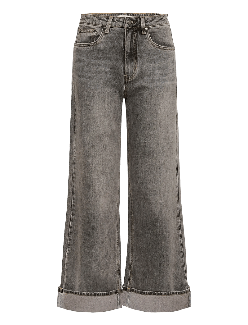 Gestuz - GZsara HW wide jeans NOOS - vida jeans - washed light grey - 1