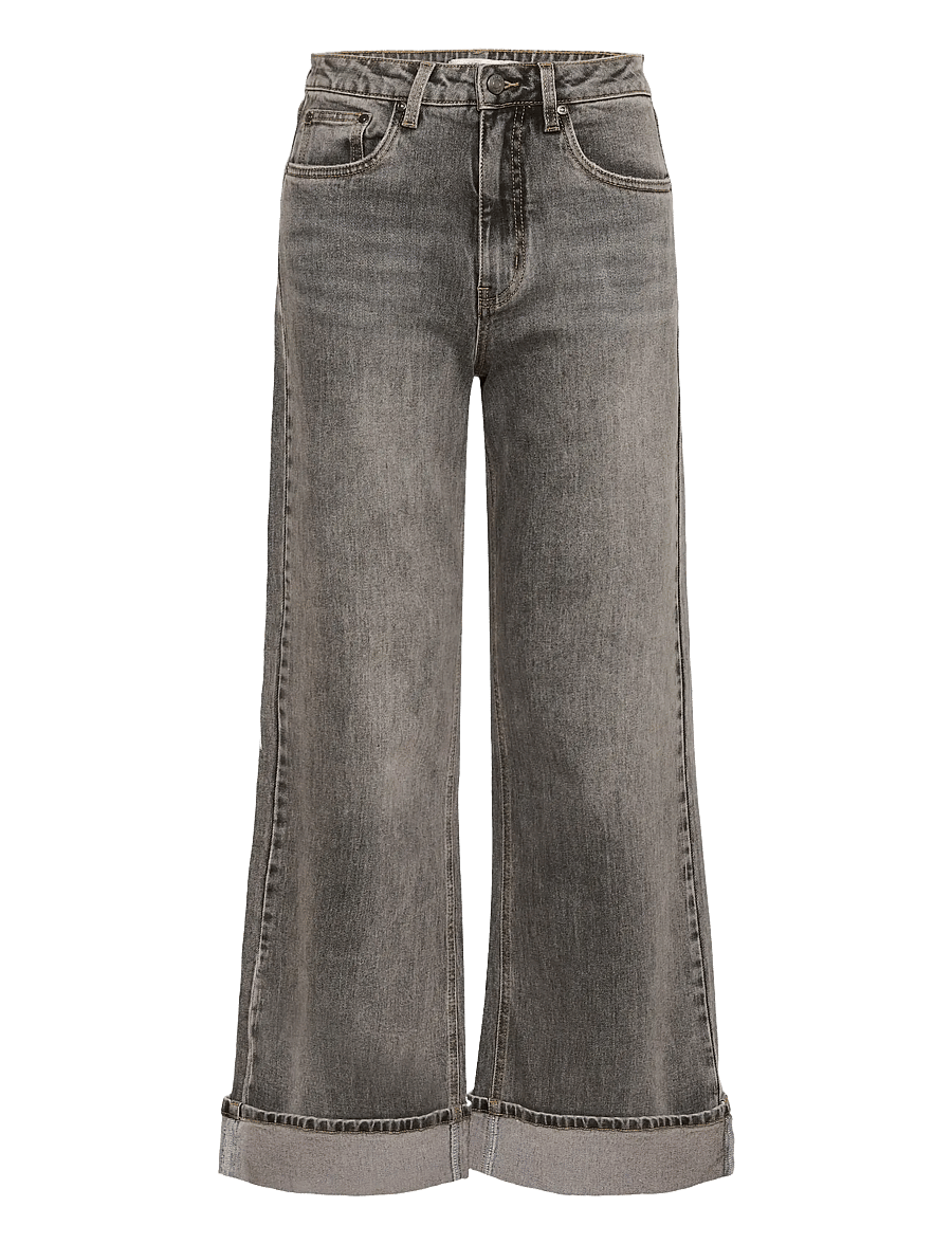 Gestuz - GZsara HW wide jeans NOOS - wide leg jeans - washed light grey - 1
