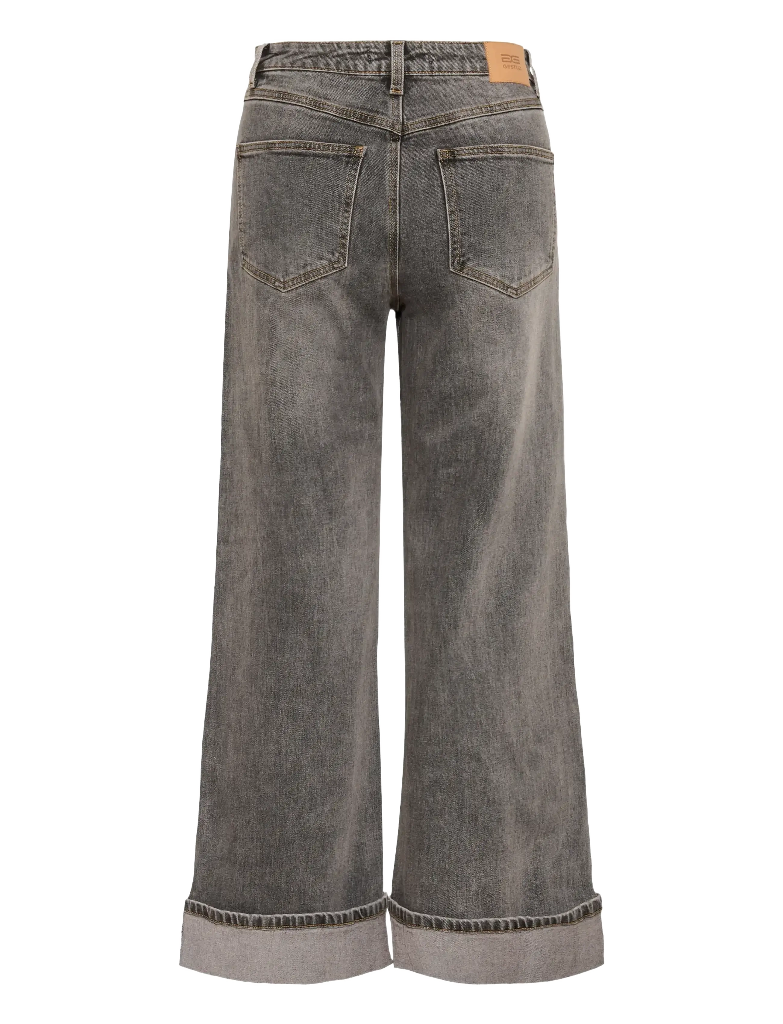 Gestuz - GZsara HW wide jeans NOOS - brede jeans - washed light grey - 2