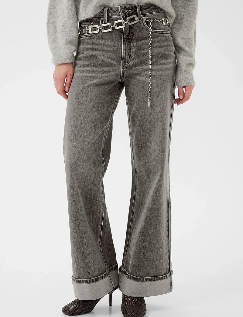 Gestuz - GZsara HW wide jeans NOOS - vida jeans - washed light grey - 0
