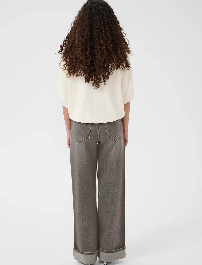 Gestuz - GZsara HW wide jeans NOOS - vida jeans - washed light grey - 4