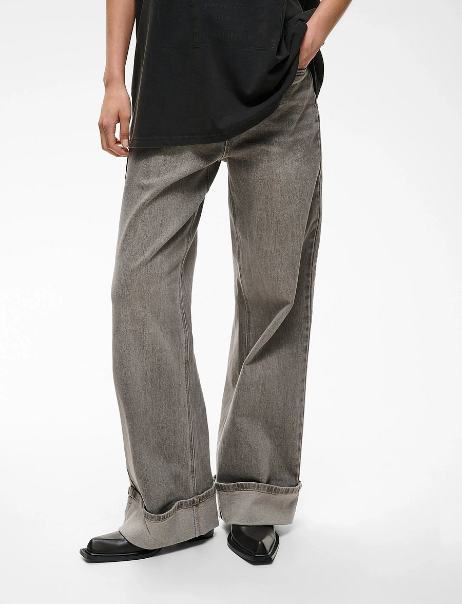 Gestuz - GZsara HW wide jeans NOOS - wide leg jeans - washed light grey - 4