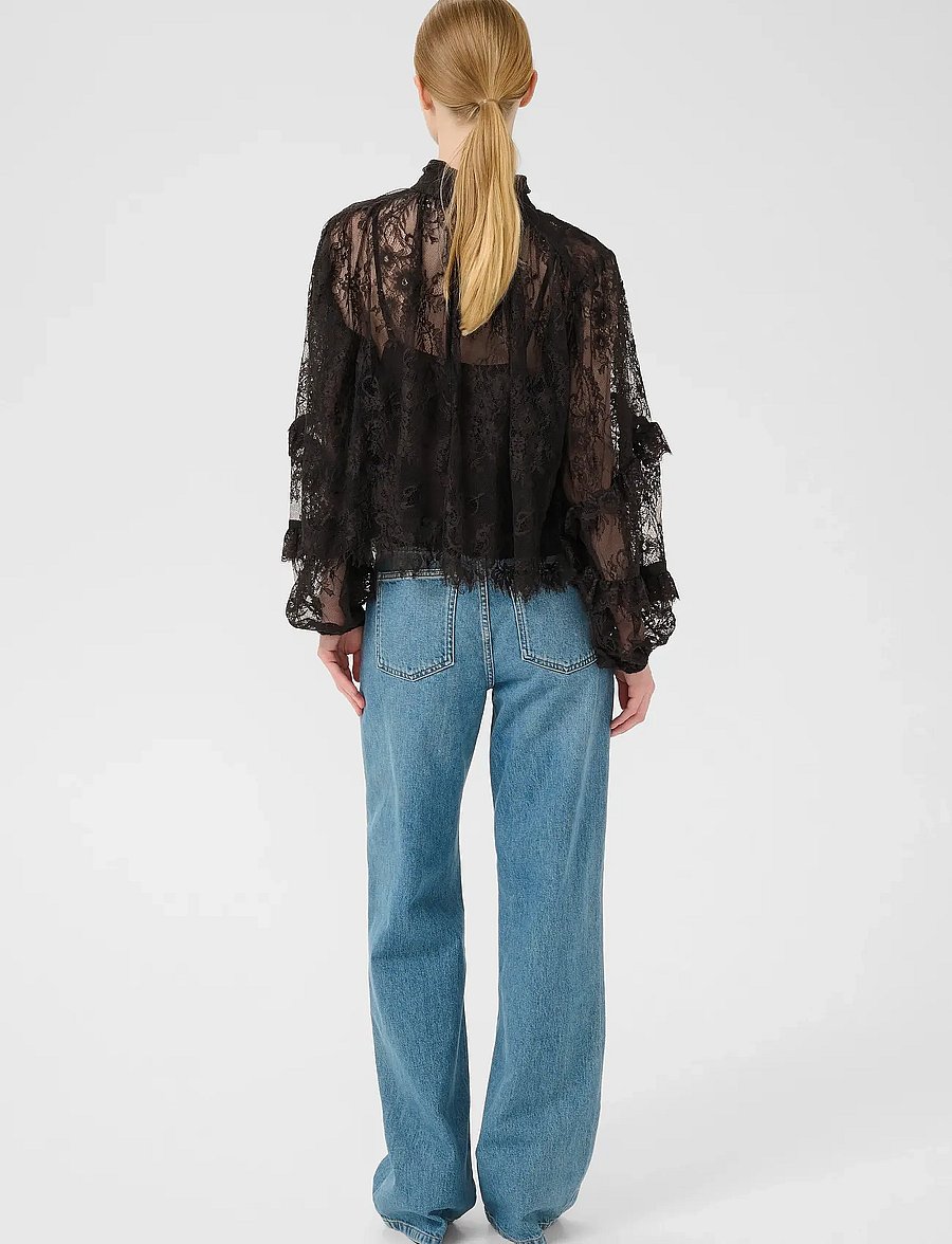 Gestuz - GZlami blouse - blouses à manches longues - ganache - 4