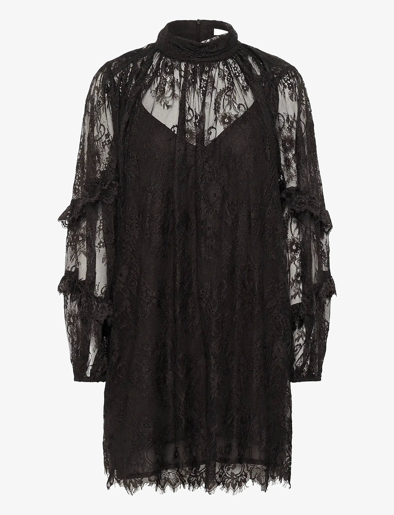 Gestuz - GZlami dress - spetsklänningar - ganache - 1