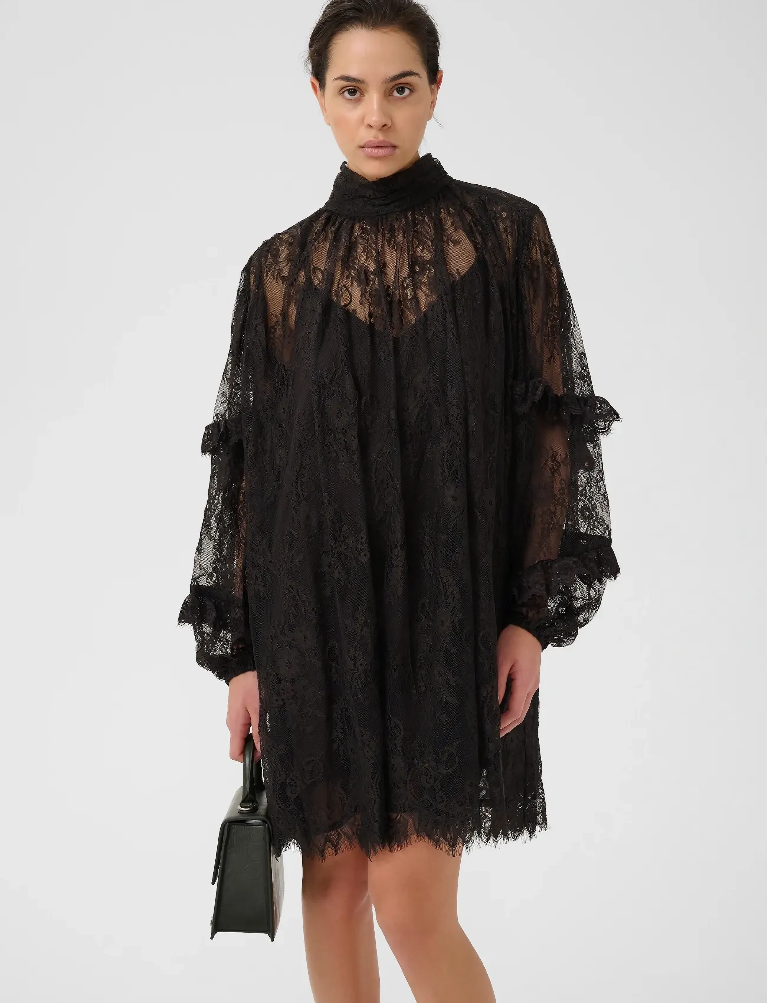 Gestuz GZlami dress - Blondekjoler - GANACHE / black