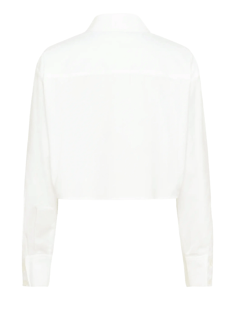 Gestuz - GZyork short shirt NOOS - kortärmade skjortor - bright white - 2