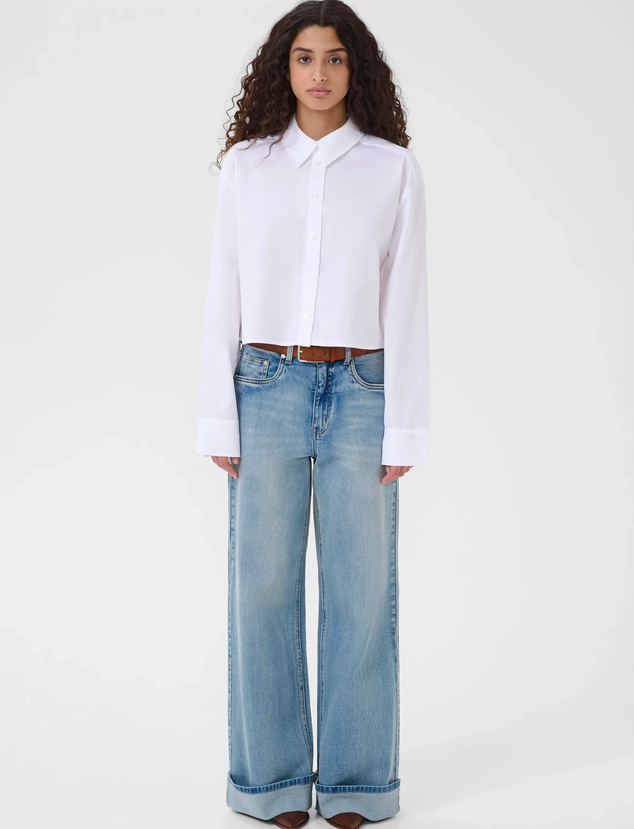 Gestuz - GZyork short shirt NOOS - kortärmade skjortor - bright white - 3