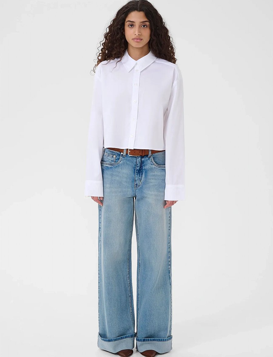 Gestuz - GZyork short shirt NOOS - short-sleeved shirts - bright white - 3