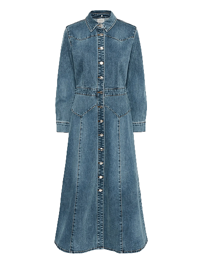 gestuz shirt dress Gestuz Shirt Dress 'Marietta' in Black