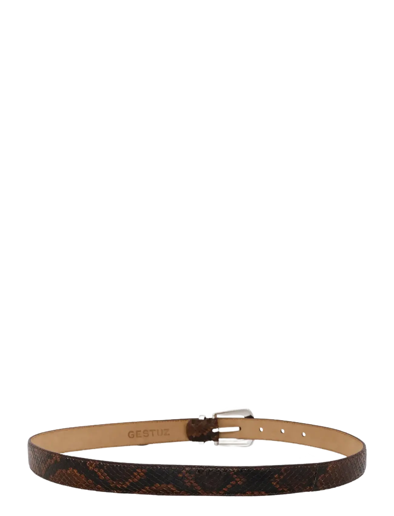 Gestuz - GZfilua belt - brown snake - 1