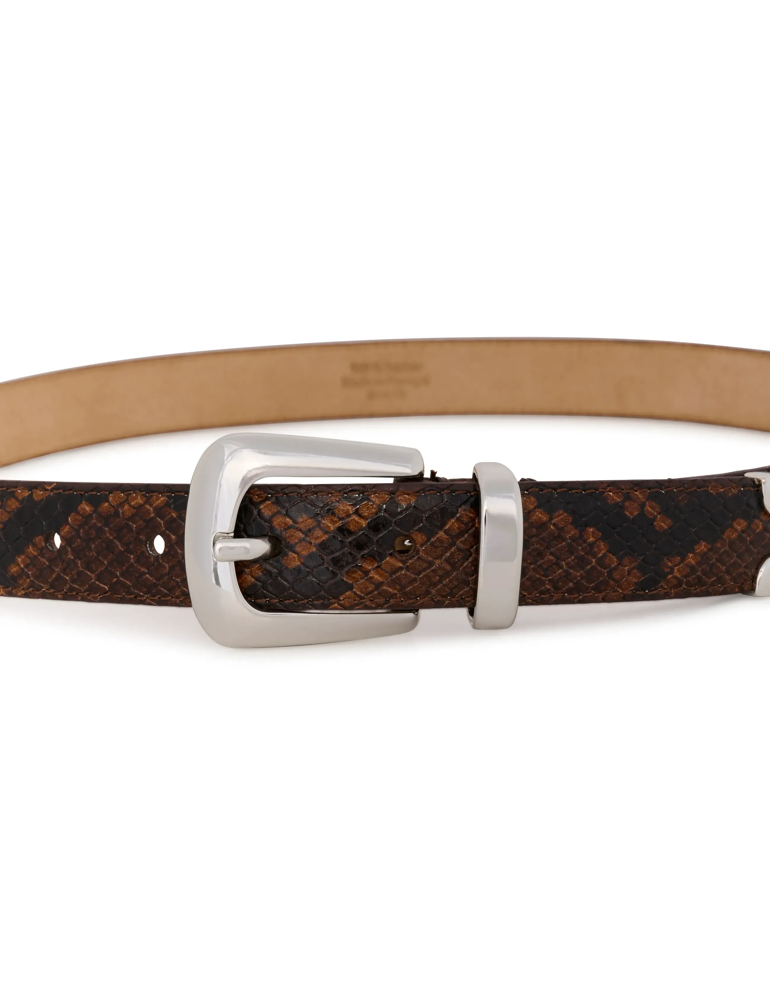 Gestuz - GZfilua belt - brown snake - 3