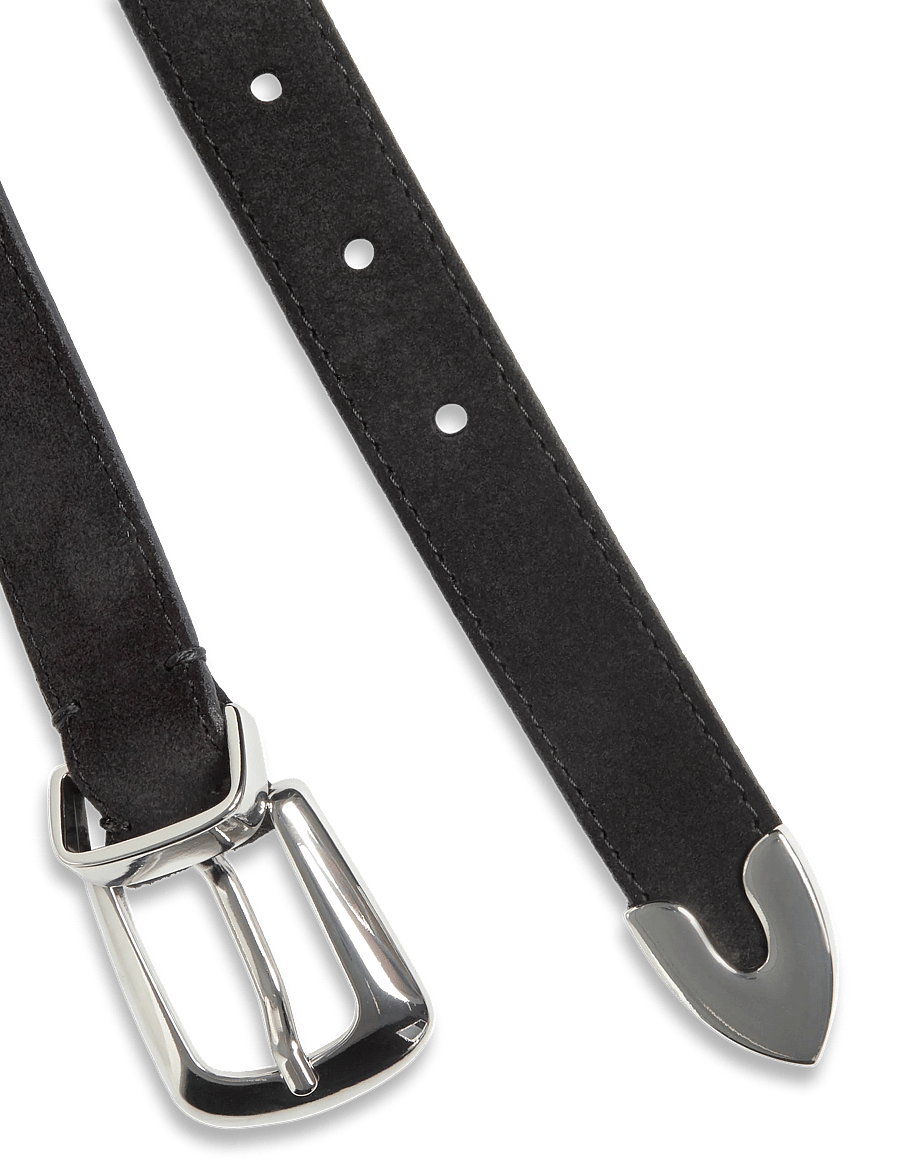 Gestuz - GZfilua suede belt NOOS - nahkrihmad - black - 1