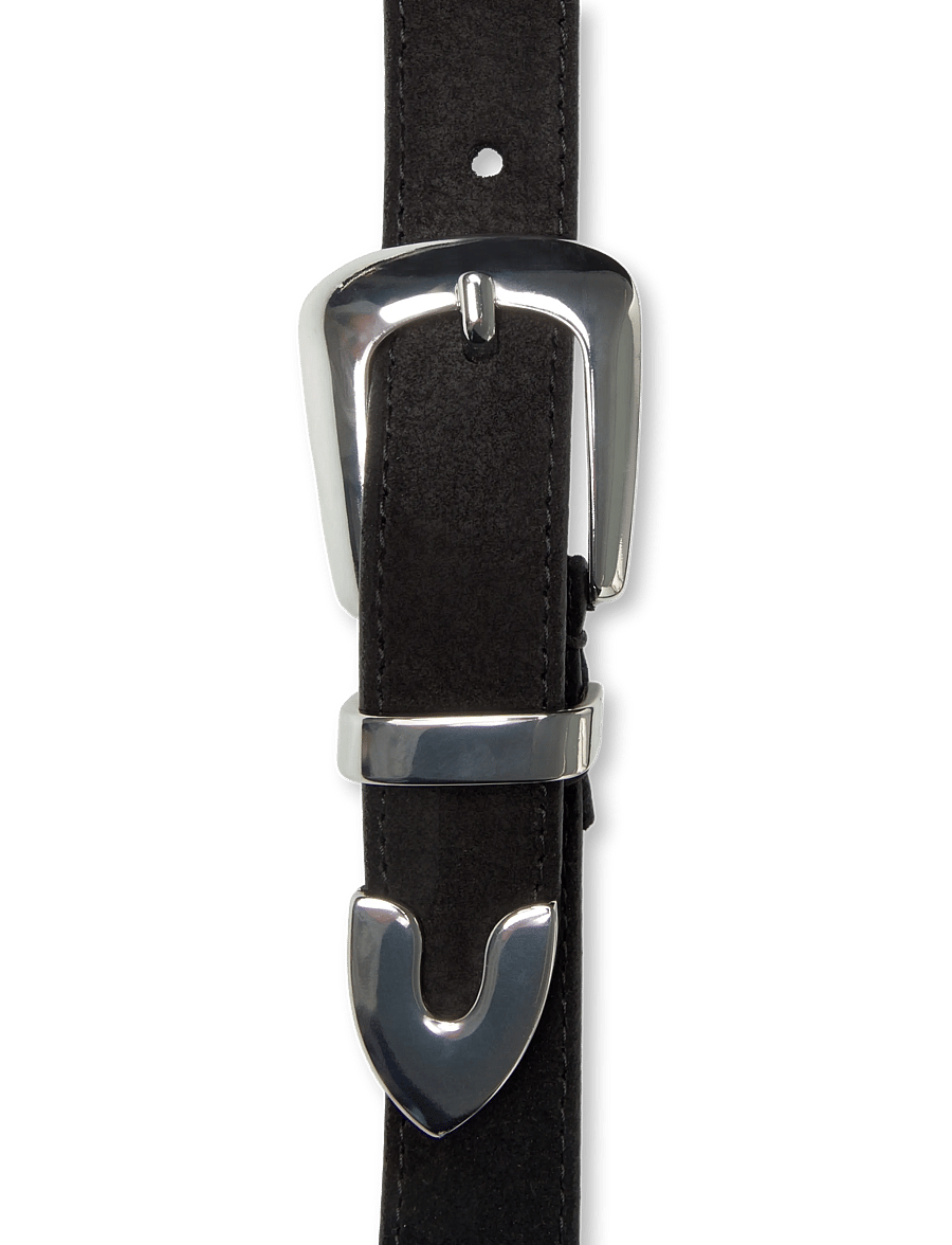 Gestuz - GZfilua suede belt NOOS - nahkrihmad - black - 2