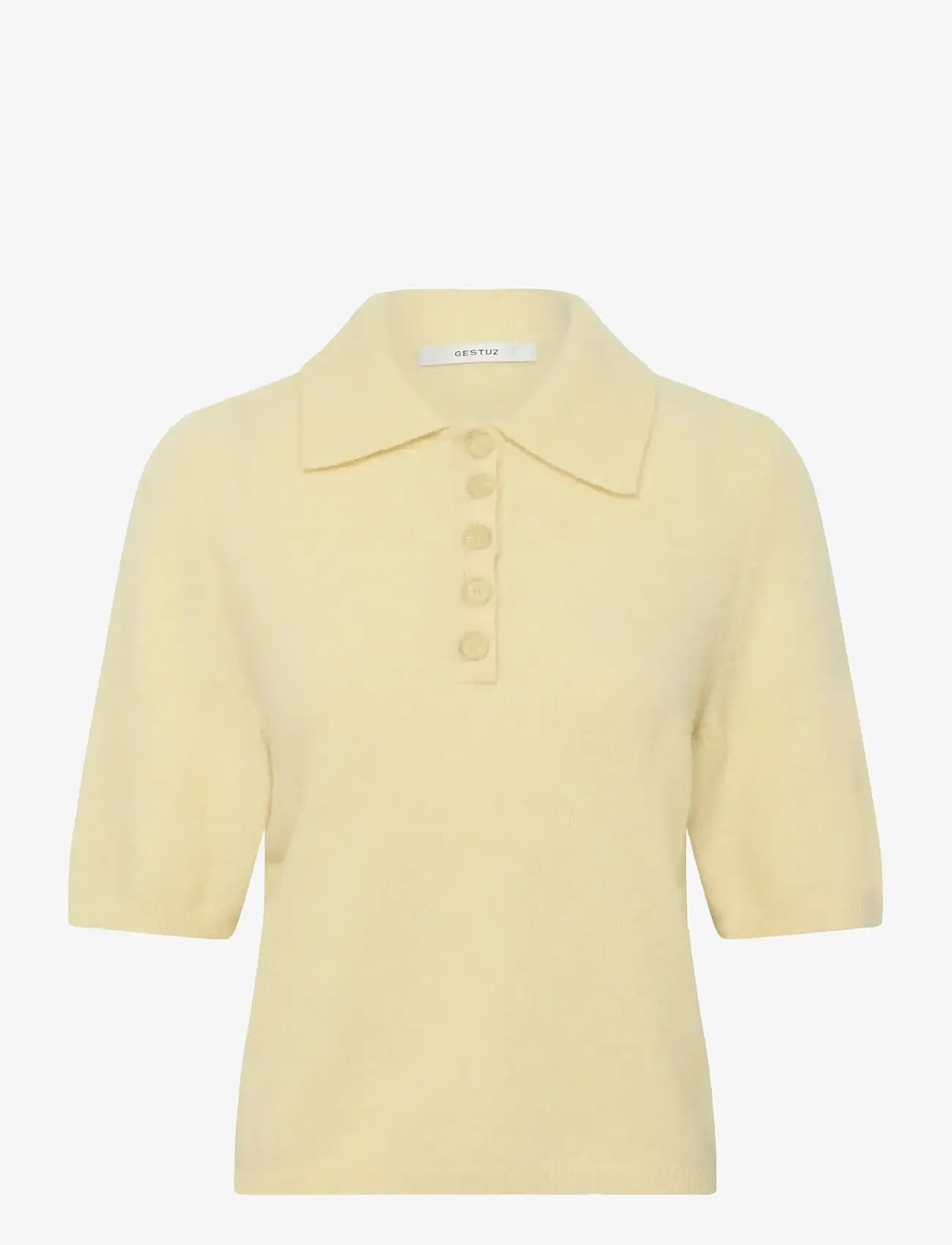 Gestuz - GZalpha ss polo pullover - herbstliche kleidung - frozen dew mÉlange - 1