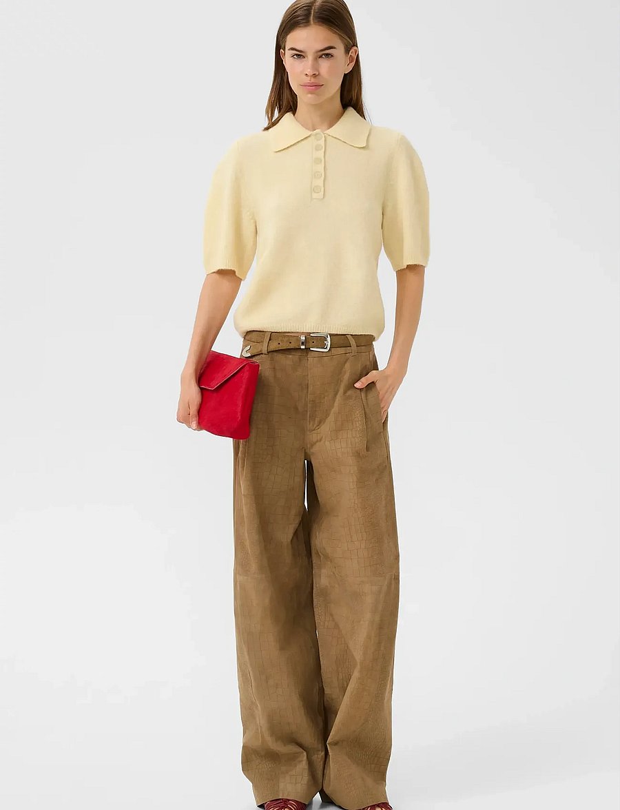 Gestuz - GZalpha ss polo pullover - pullover - frozen dew mÉlange - 3