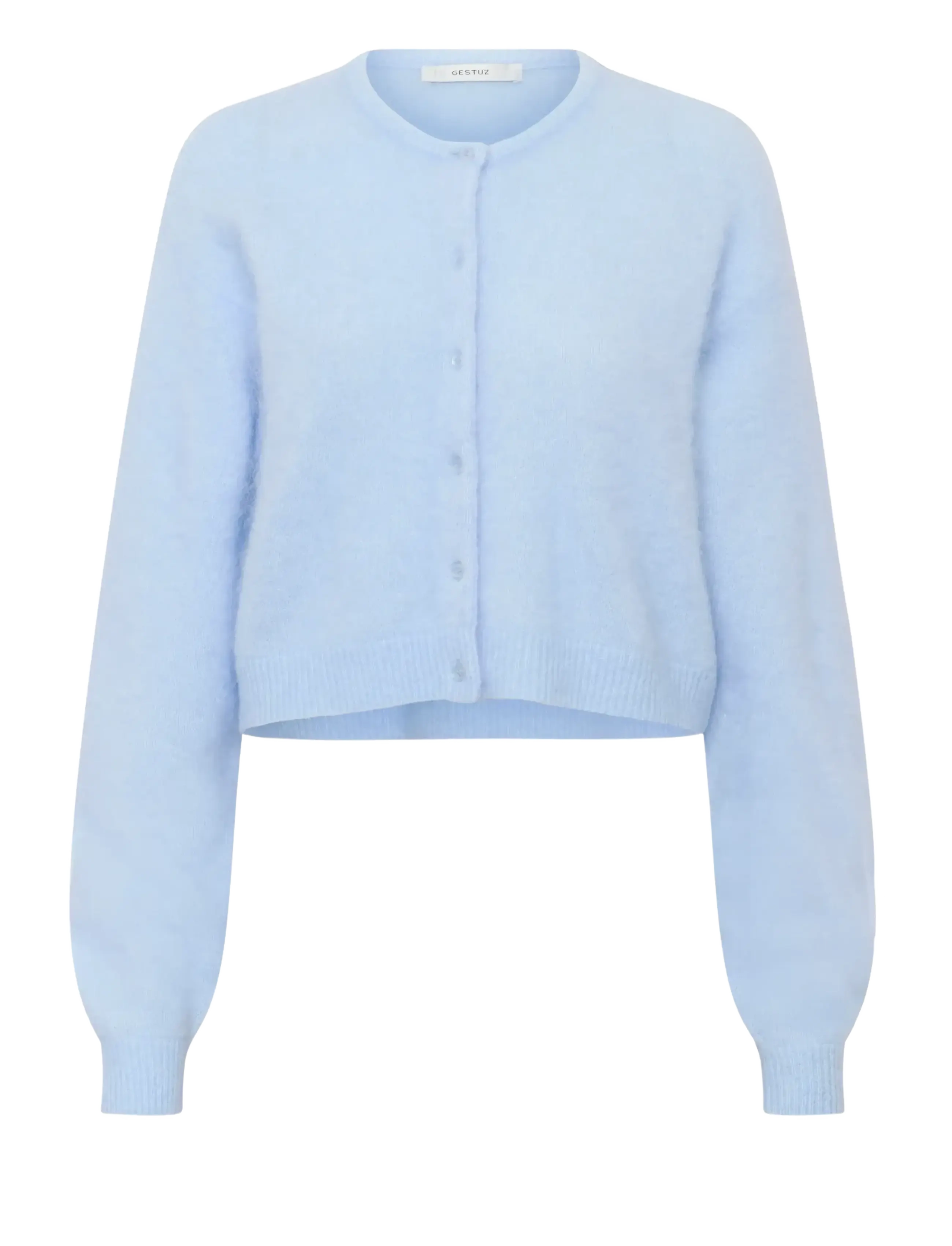Gestuz GZdebbie short cardigan - Kollektsioonid - BLUE FINCH MÉLANGE / blue