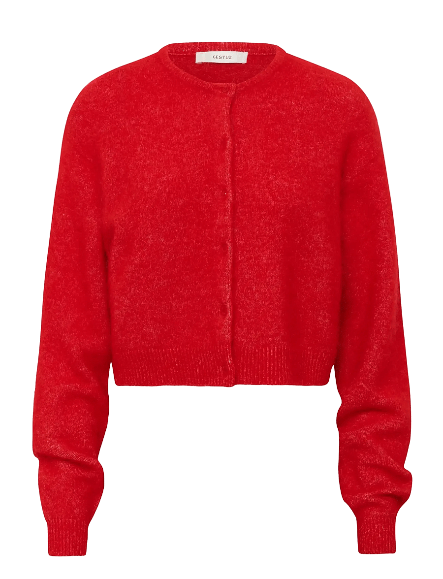 Gestuz - GZdebbie short cardigan - cardigans - postbox mÉlange - 1