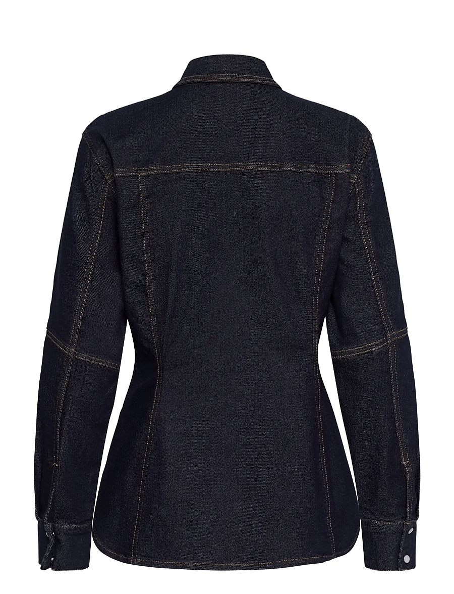 Gestuz - GZmae shirt - jeansowe koszule - dark blue rinse - 2