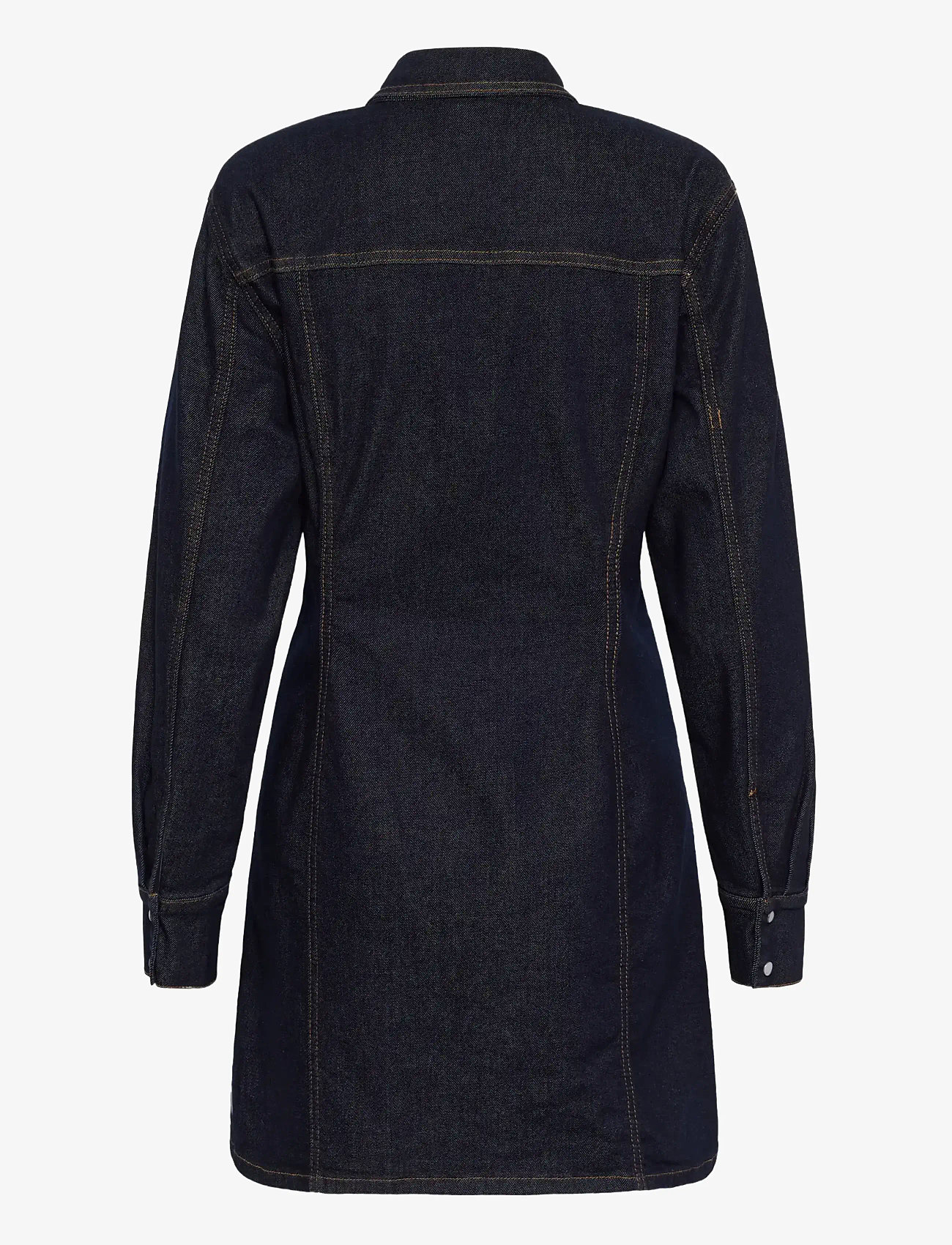 Gestuz - GZmae dress - skjortklänningar - dark blue rinse - 2