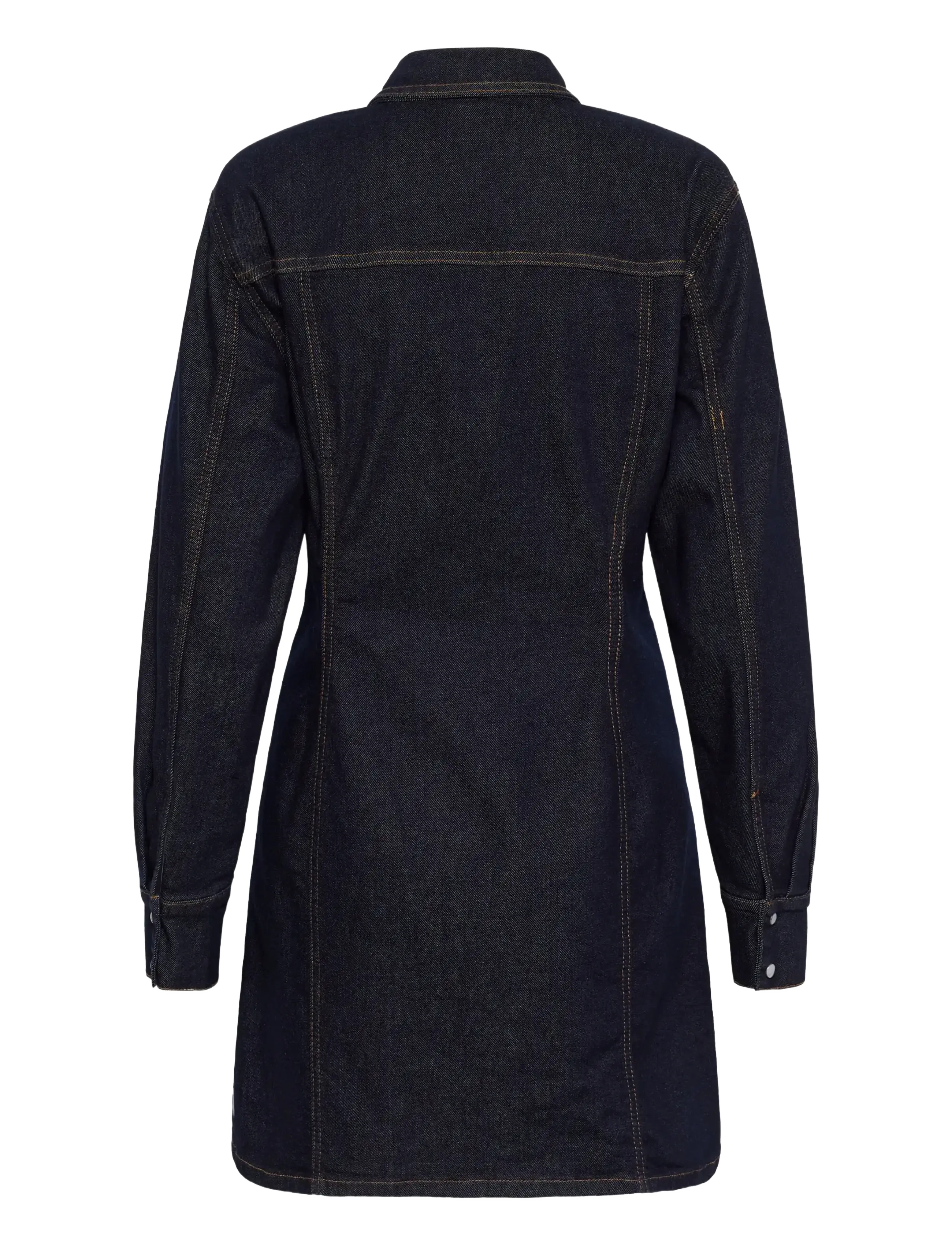 Gestuz - GZmae dress - skjortklänningar - dark blue rinse - 2
