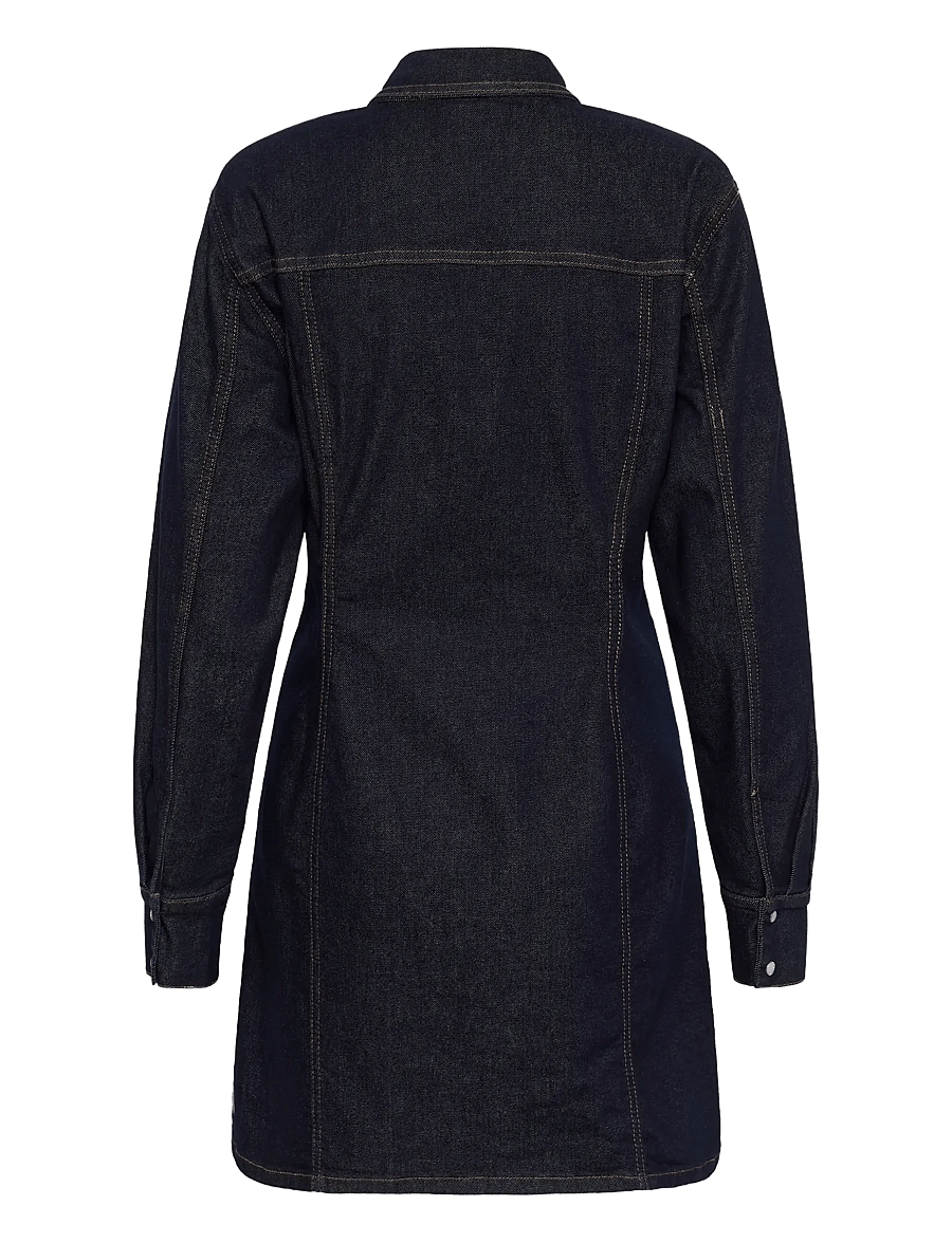 Gestuz - GZmae dress - shirt dresses - dark blue rinse - 2
