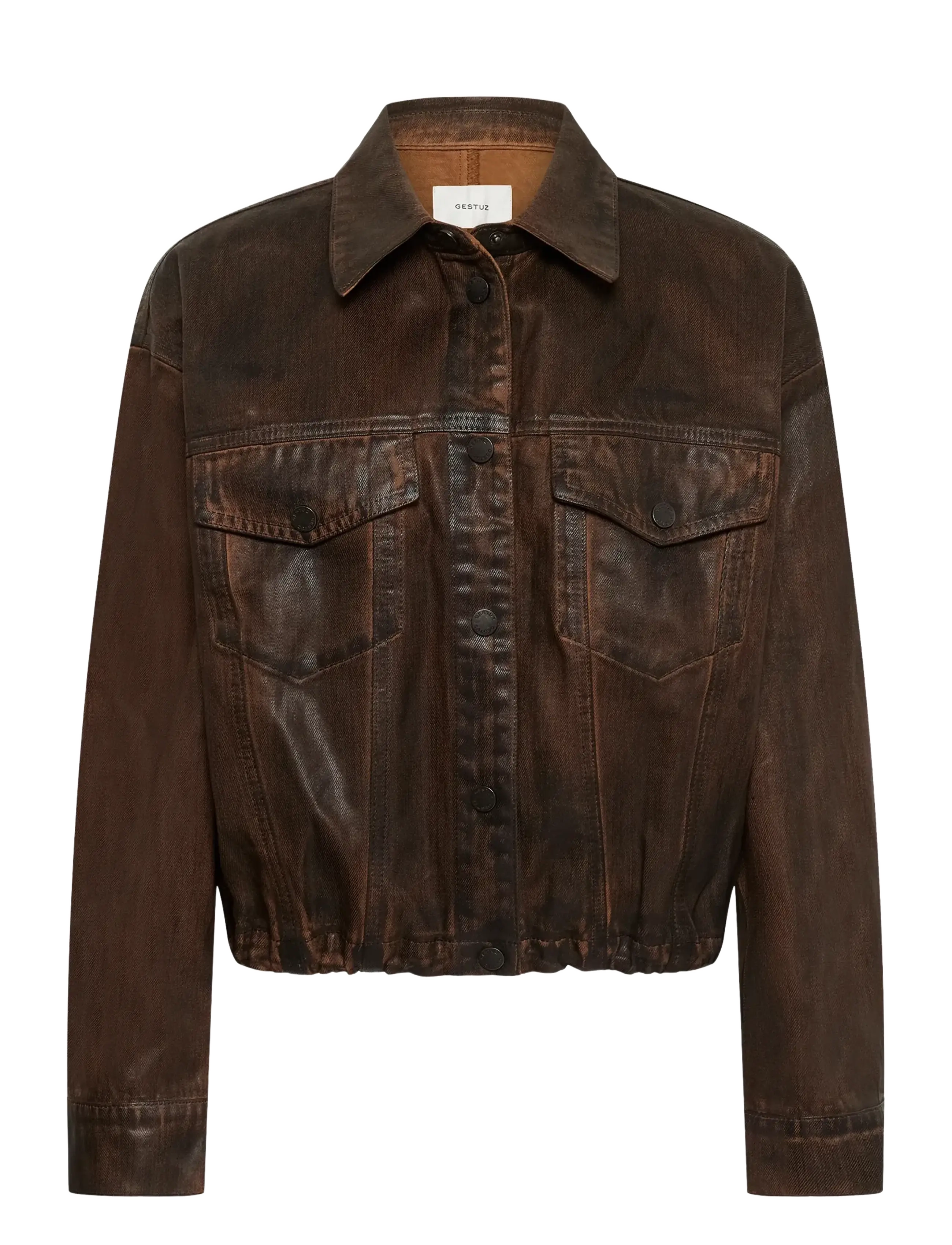 Gestuz GZcellie denim jacket - Gestuz - DACHSHUND / brown