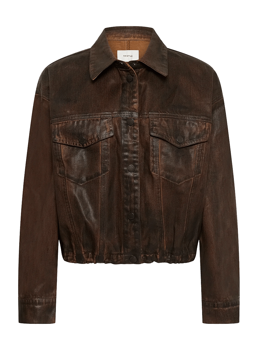 Gestuz - GZcellie denim jacket - jeansjackor - dachshund - 1