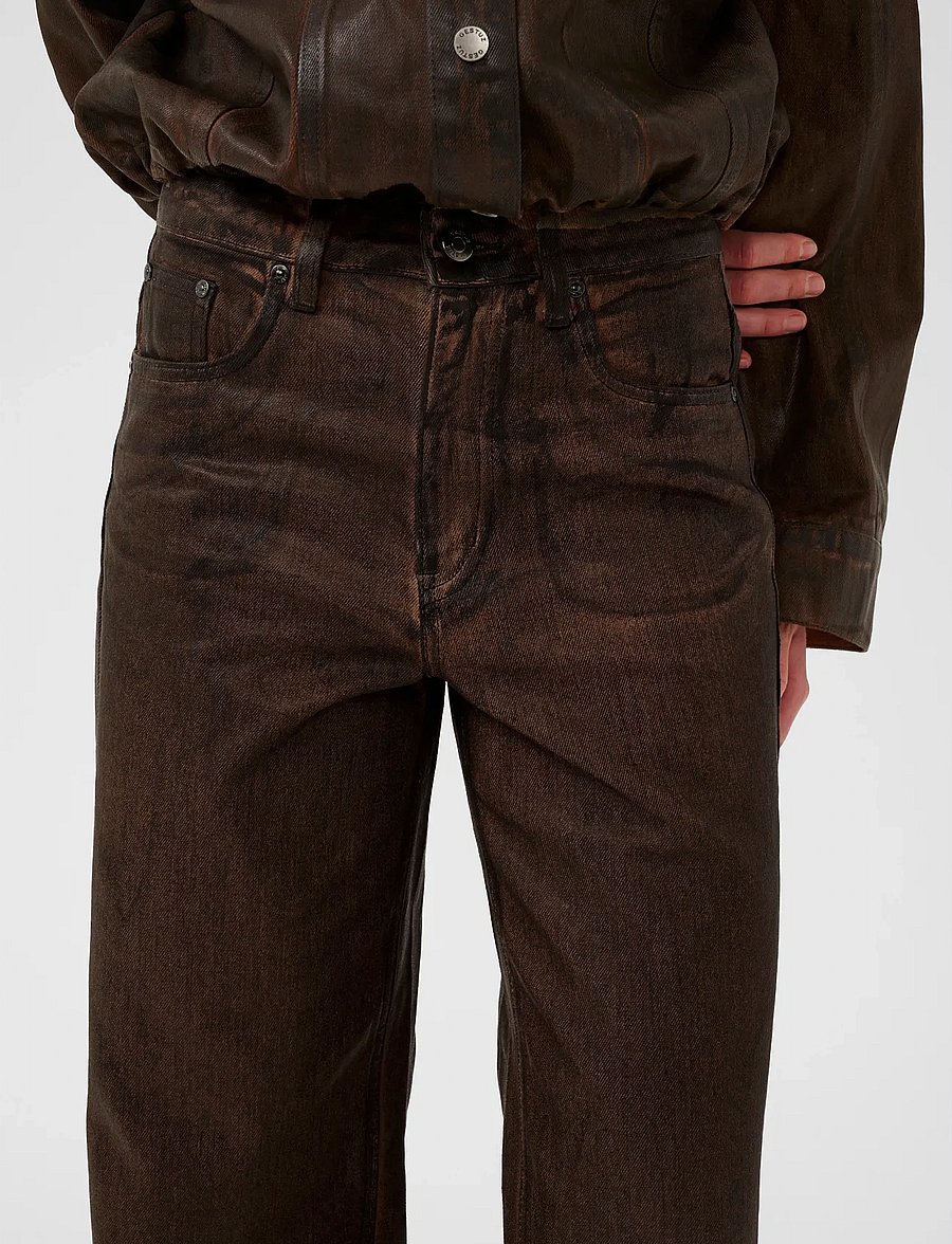Gestuz - GZcellie HW wide jeans - straight jeans - dachshund - 0