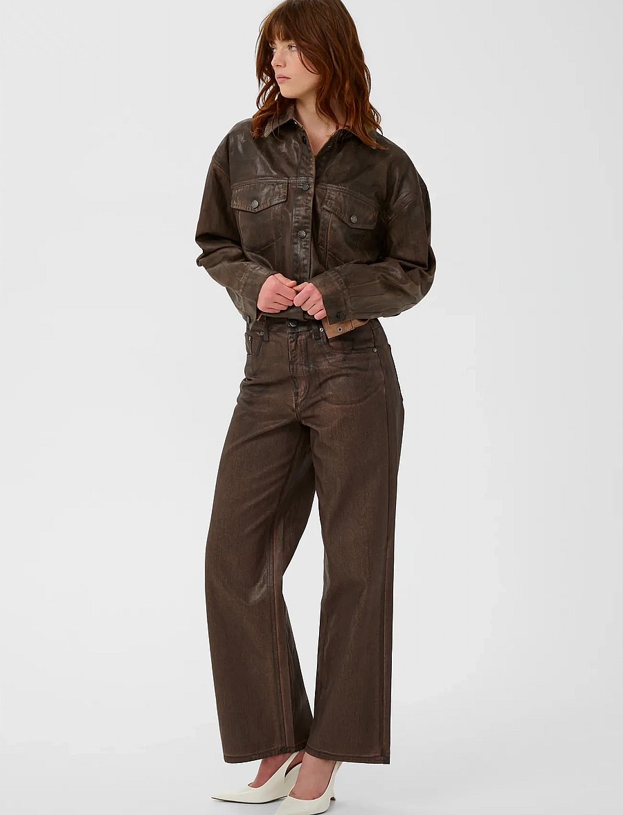 Gestuz - GZcellie HW wide jeans - straight jeans - dachshund - 4