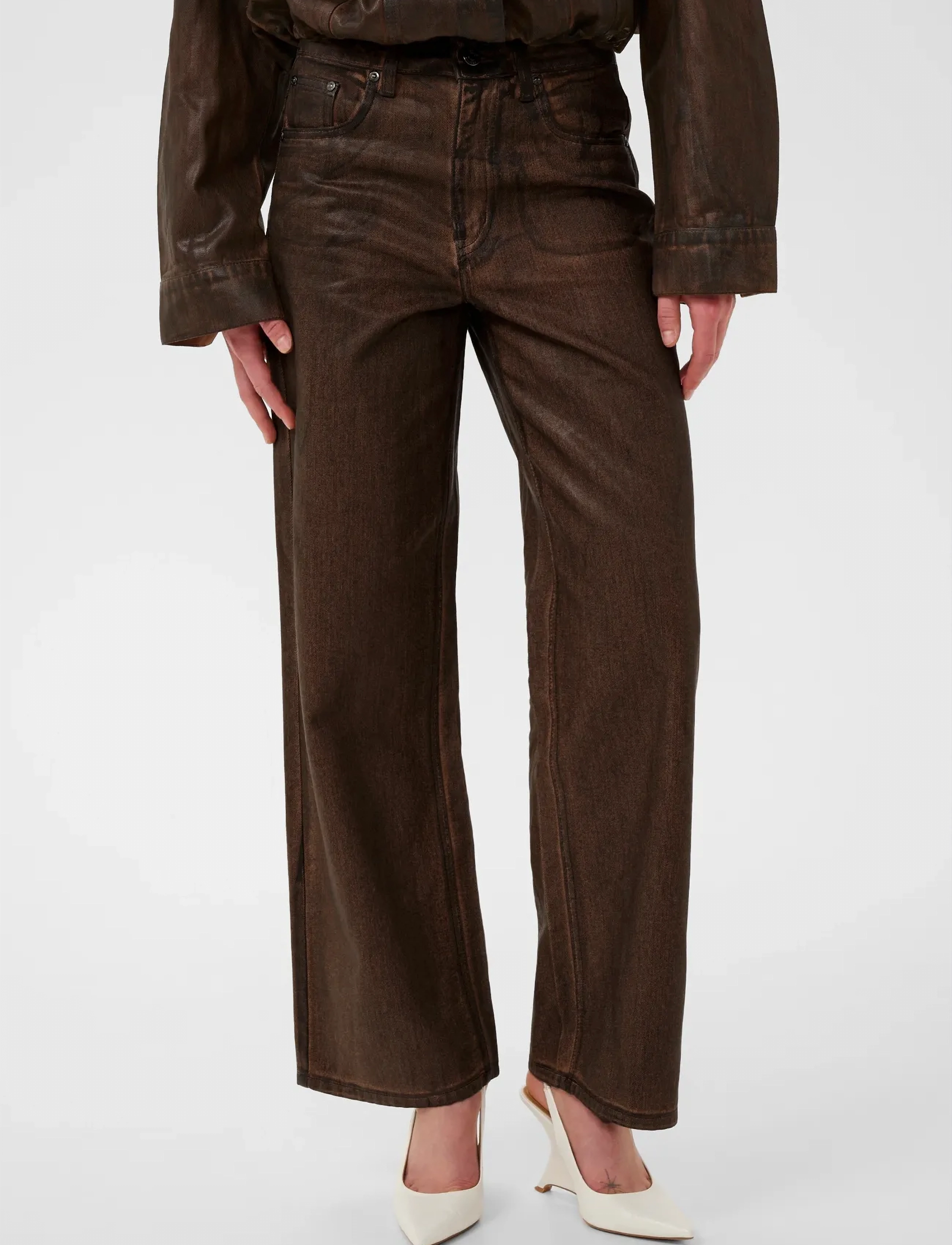 Gestuz - GZcellie HW wide jeans - raka jeans - dachshund - 5