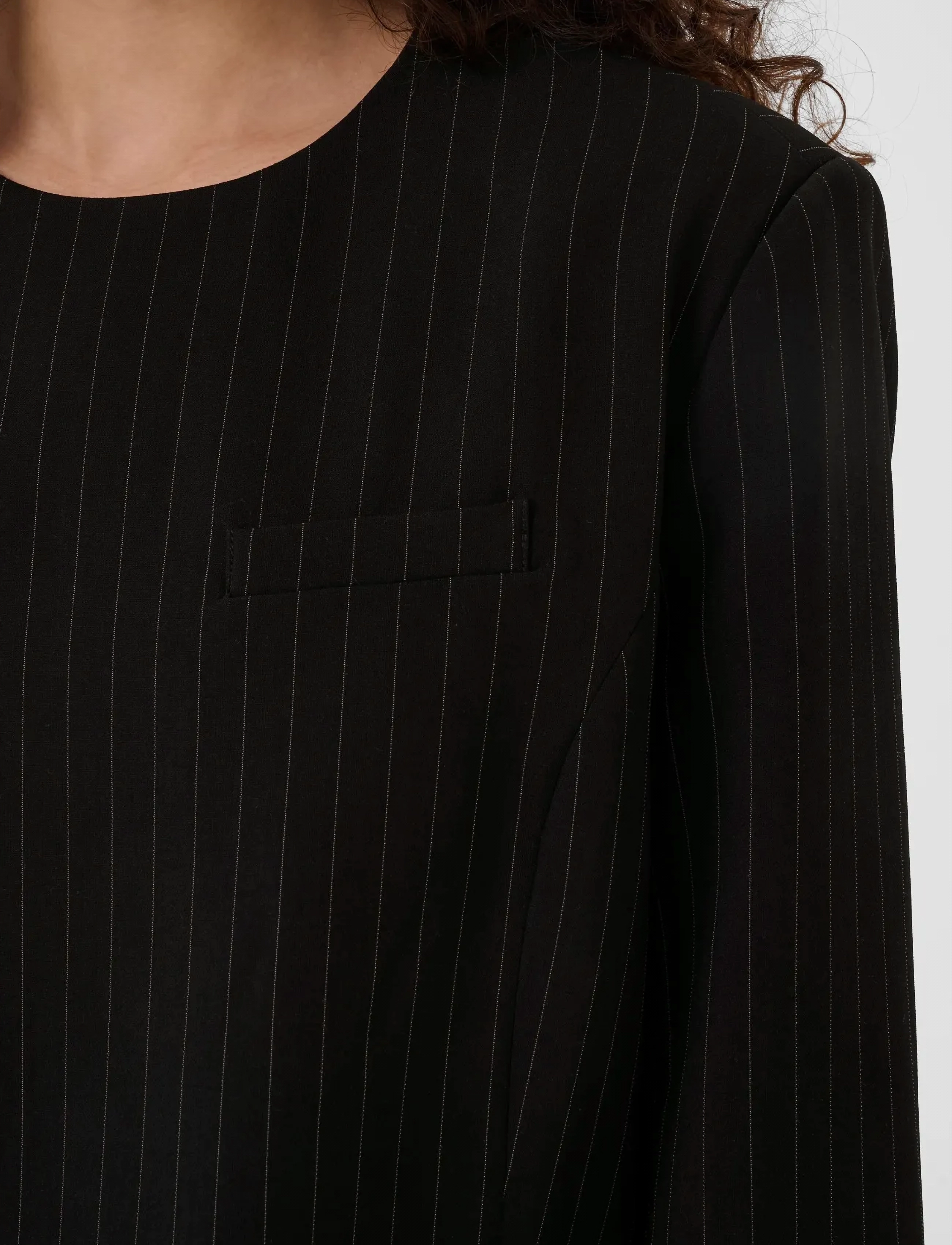 Gestuz - GZjoelle blouse - festtøj til outletpriser - black pinstripe - 5
