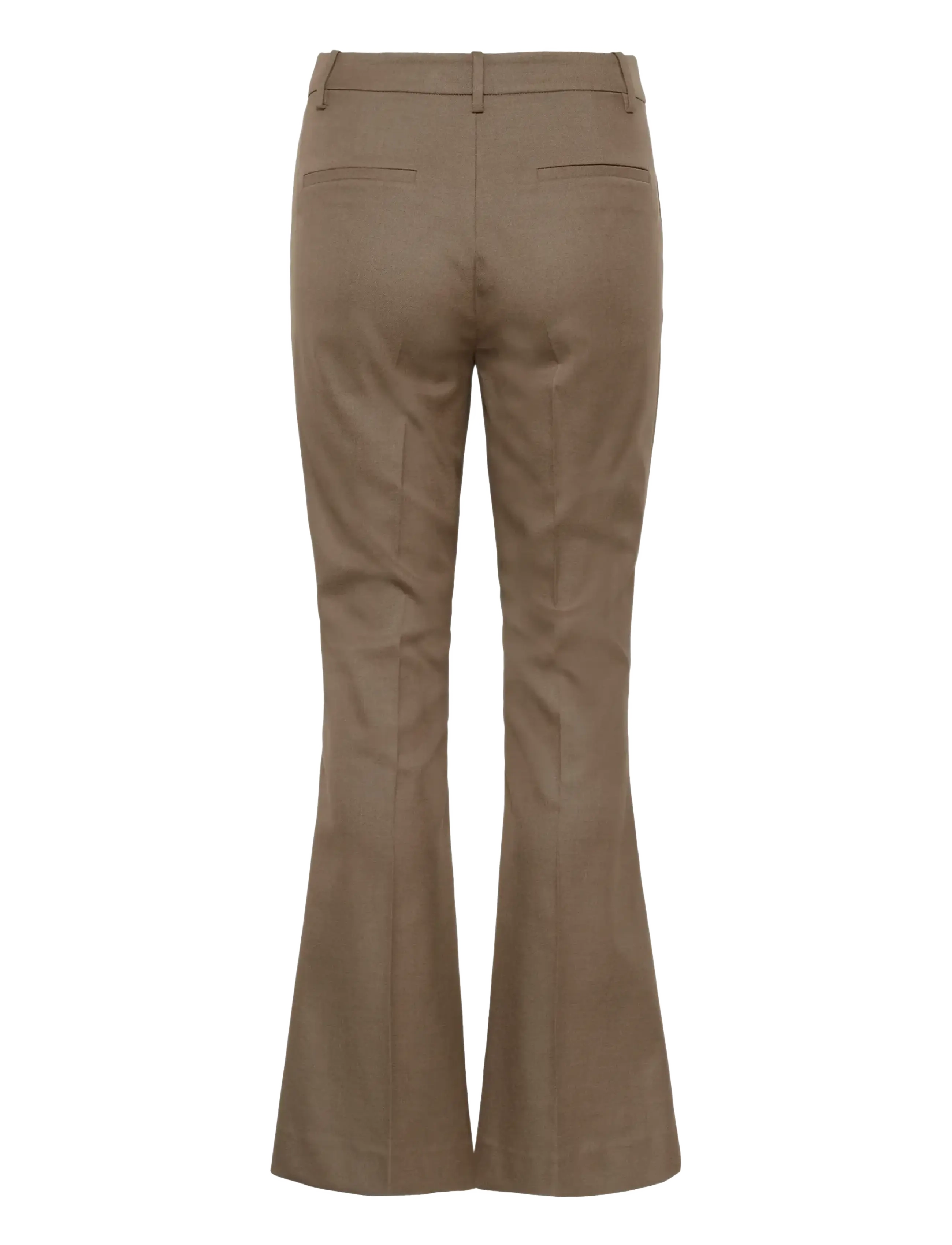 Gestuz - GZpaula HW flared pants - hosen - dark timberwolf melange - 2