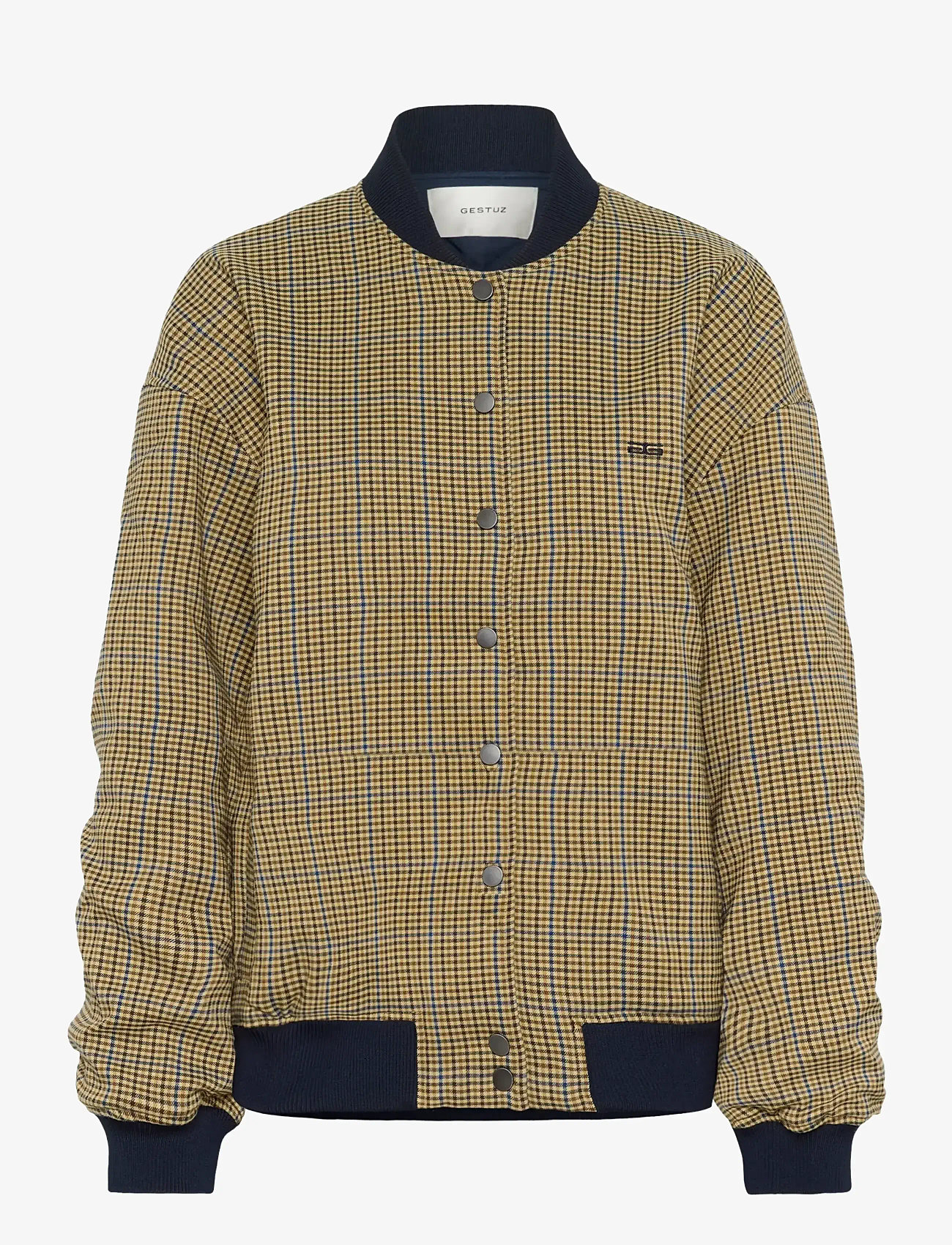 Gestuz - GZchicca bomber - bomber jakid - corn/brown/blue check - 1