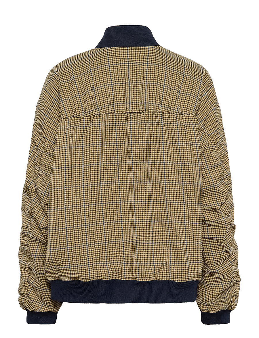 Gestuz - GZchicca bomber - Õhukesed jakid - corn/brown/blue check - 2